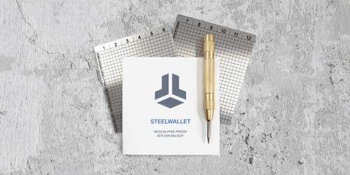 Steelwallet: das Bitcoin-Backup für die Ewigkeit