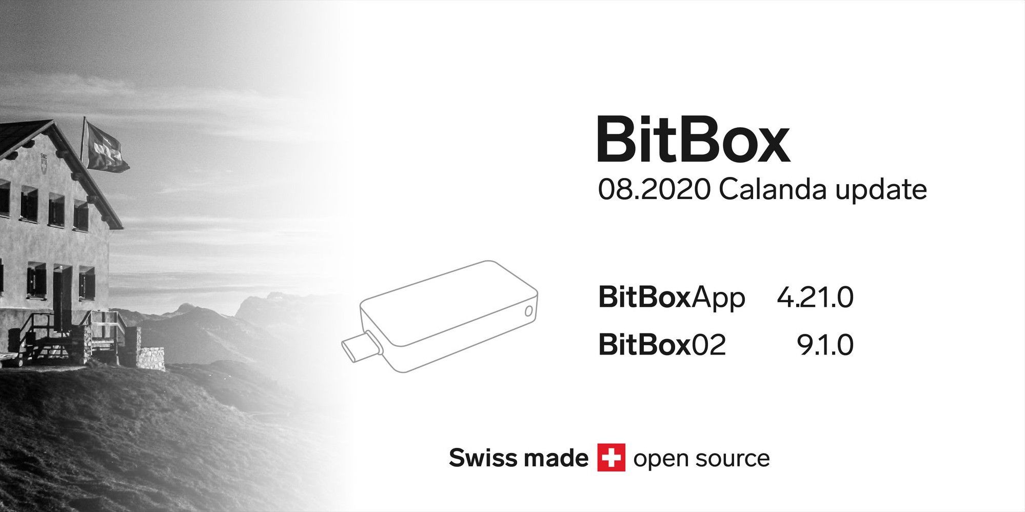 BitBox 08.2020 : mise à jour Calanda