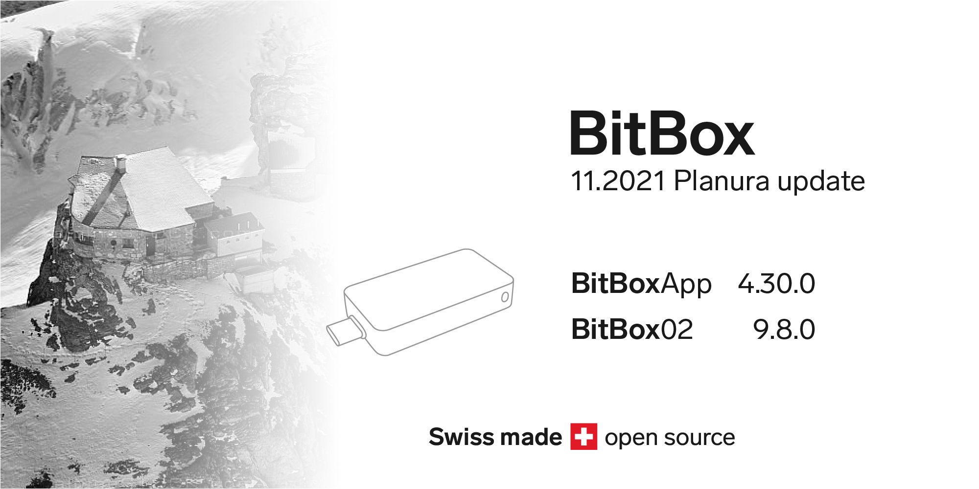 BitBox 11.2021 : mise à jour Planura