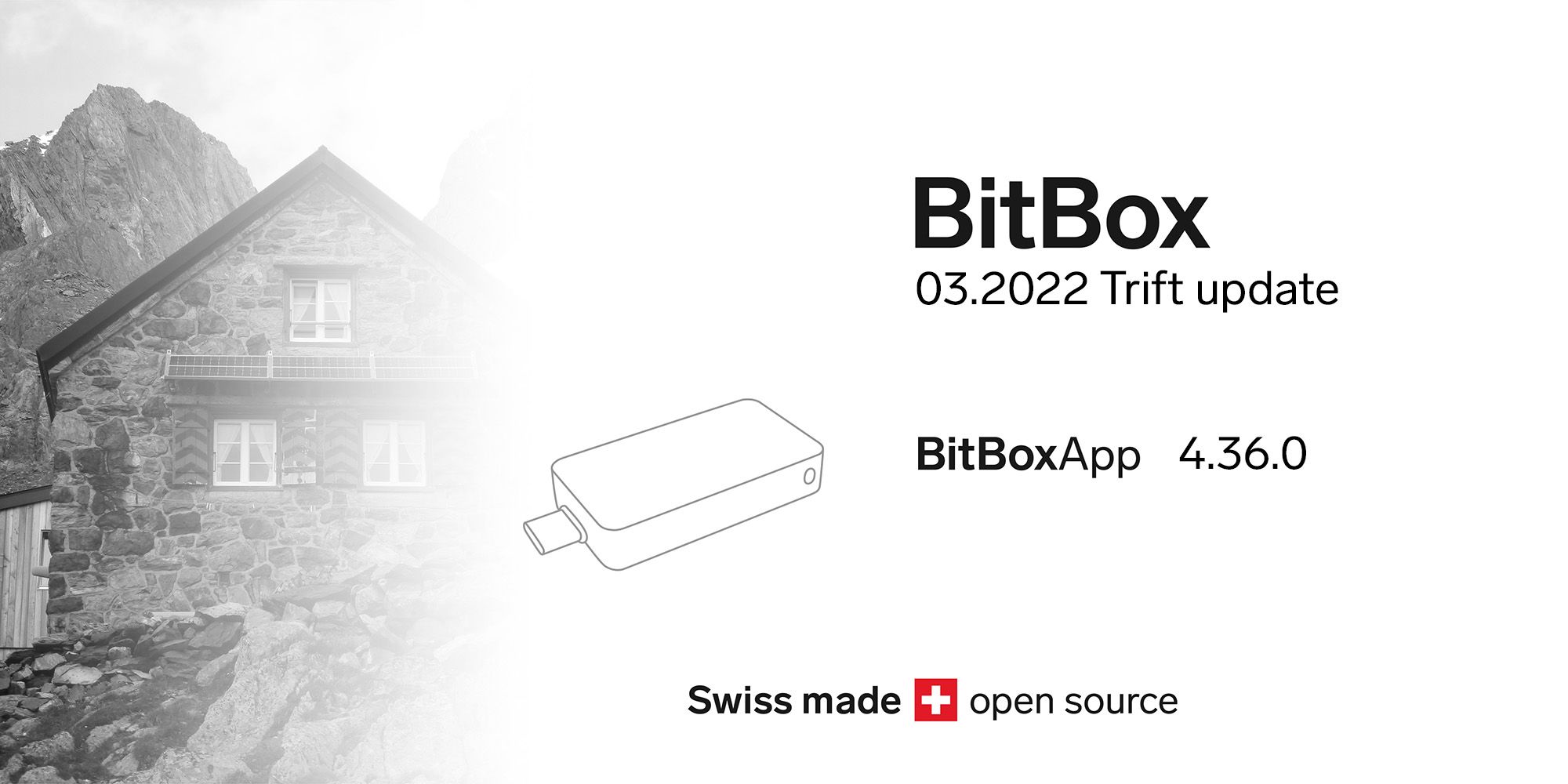 Mise à jour Trift 03.2023 de BitBox