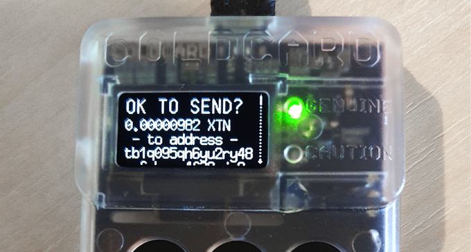 Coldcard isolation bypass