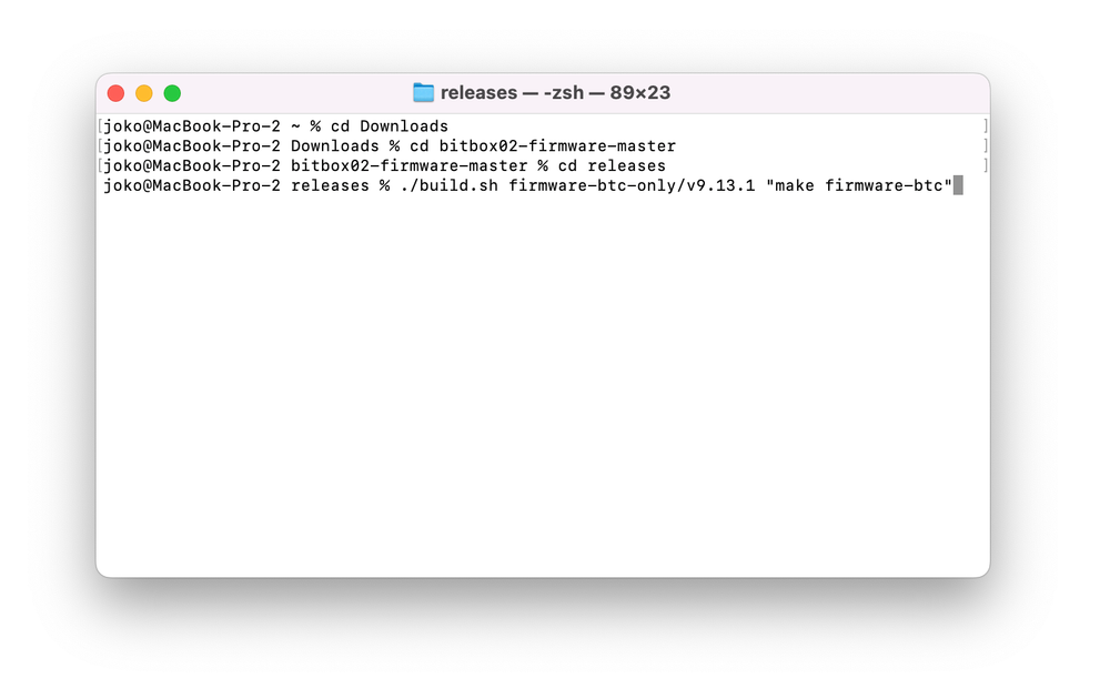 Cómo verificar de forma independiente el firmware de la BitBox02