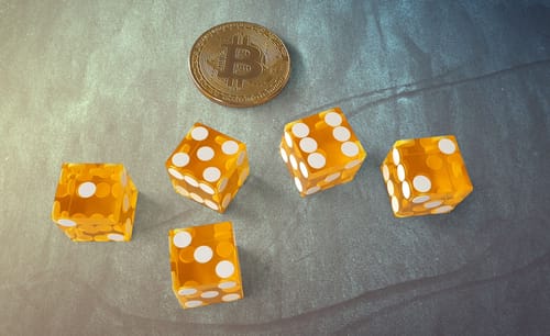 "Tira tu propia semilla de Bitcoin" con dados