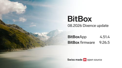 BitBox 08.2026 Dixence update
